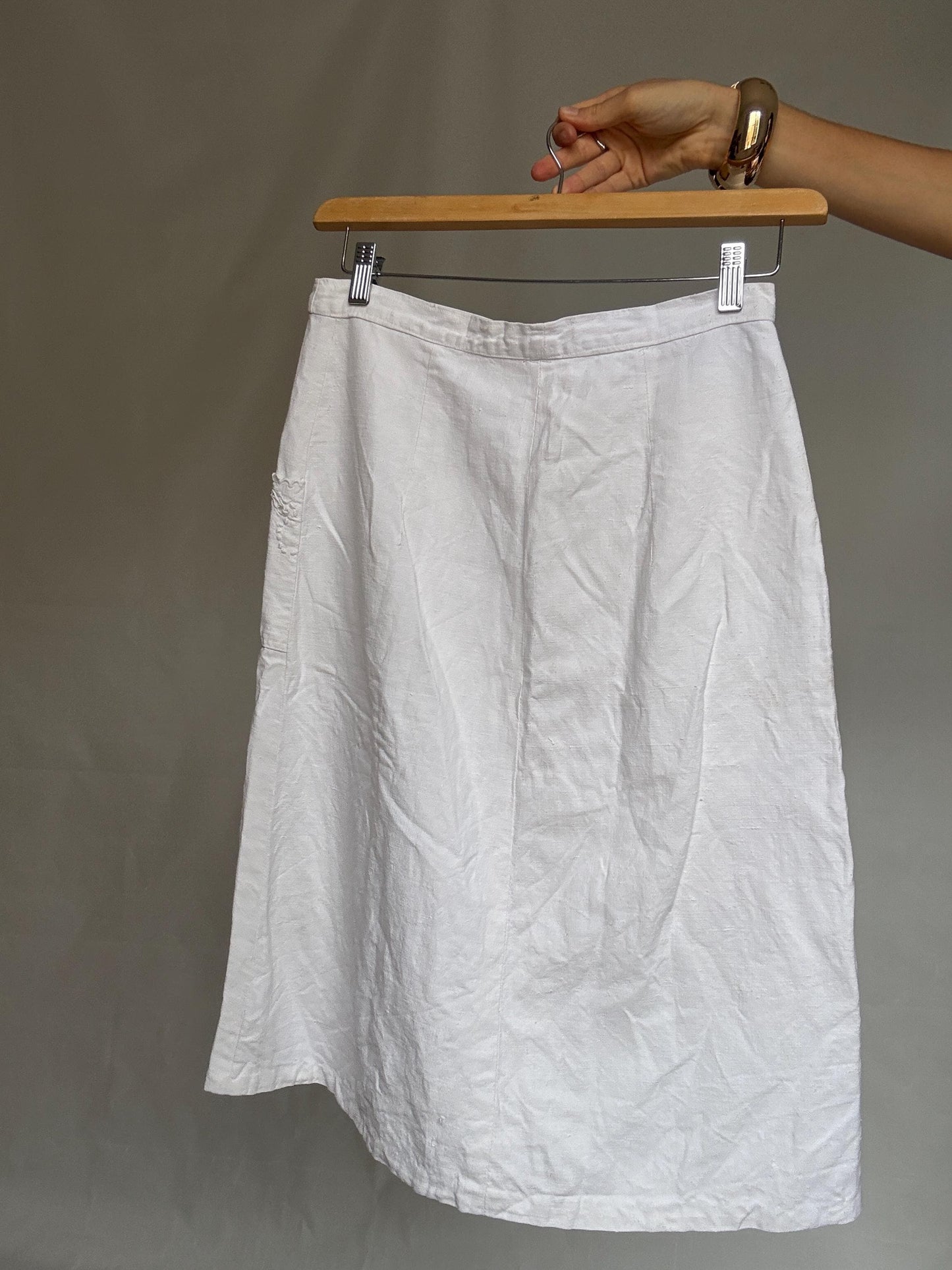 Vintage High-Waist Cotton Skirt — additional view 10