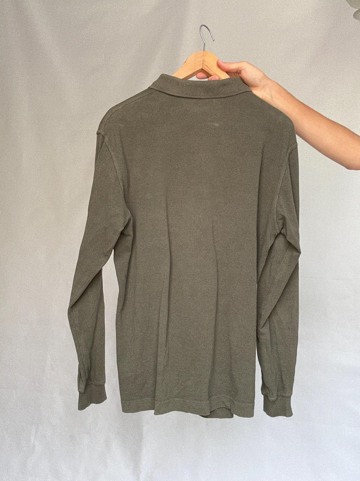 Vintage Moss Green Emidio Tucci Polo Shirt — additional view 18