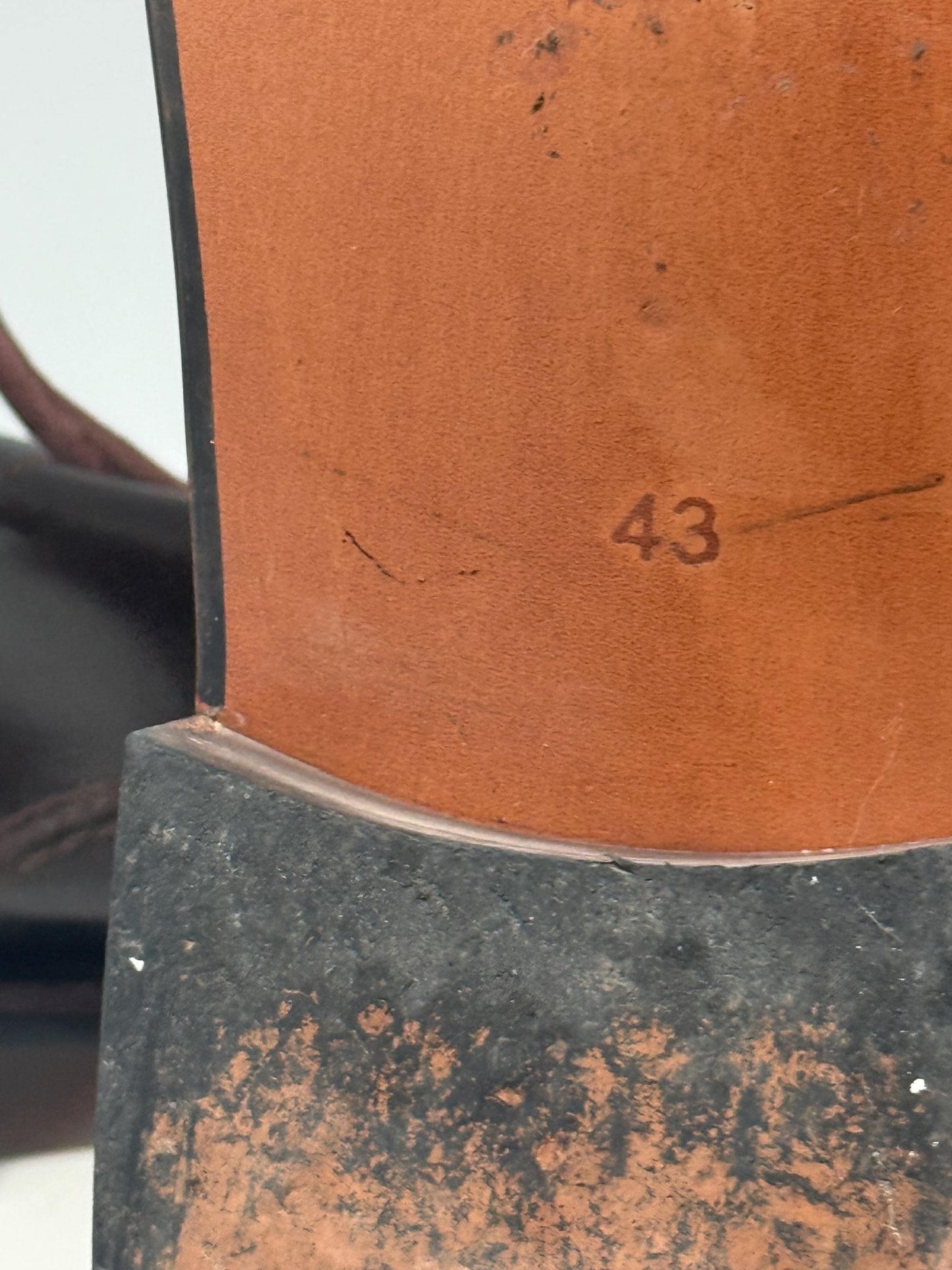 Dark brown leather dress shoes, genuine leather, lace up style, decorative stitching, elegant Tom Hiddleston vibe, EU 43, formal occasion