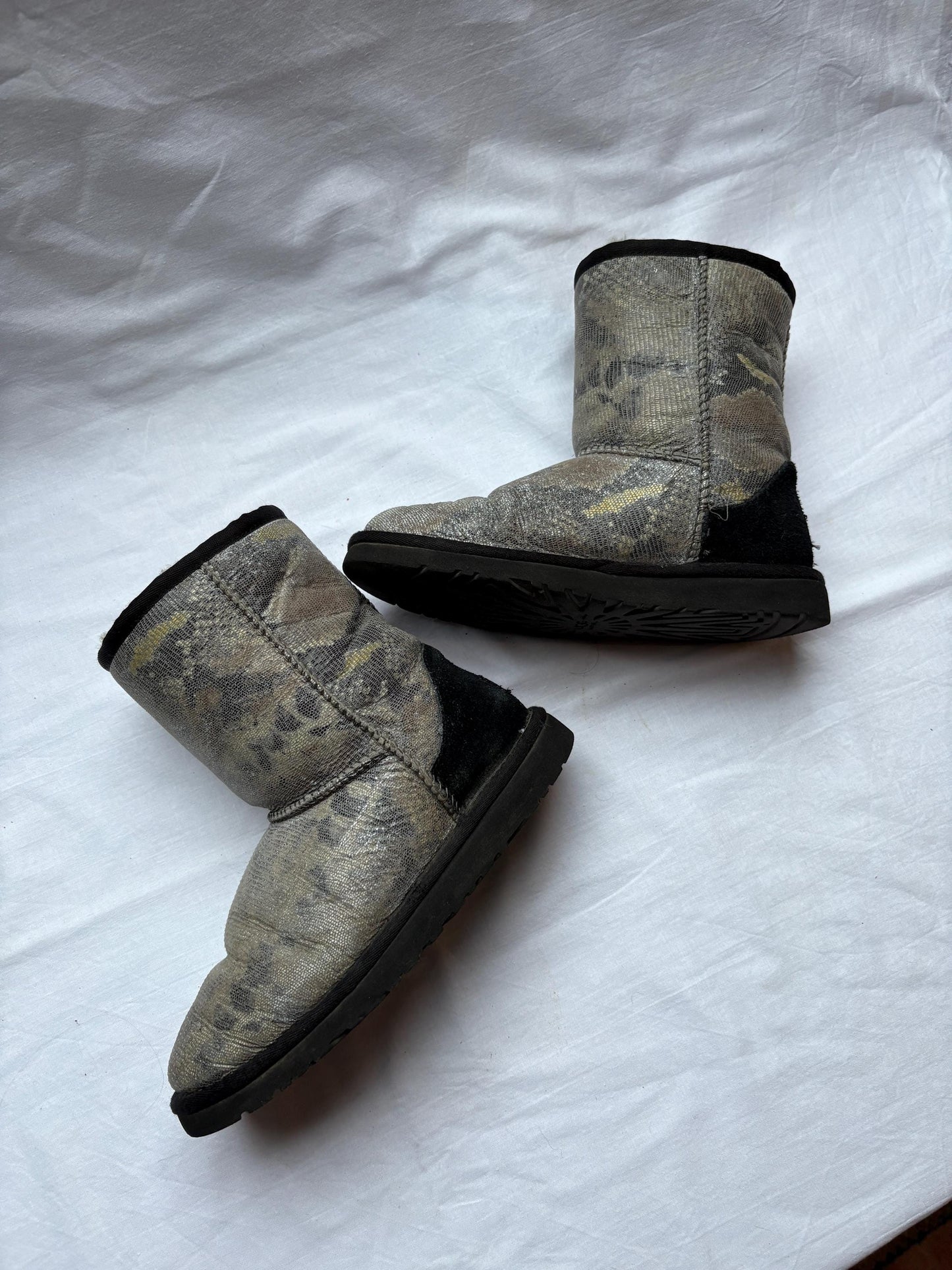 Snake Print Booties in Cozy Chic Style — additional view 12
