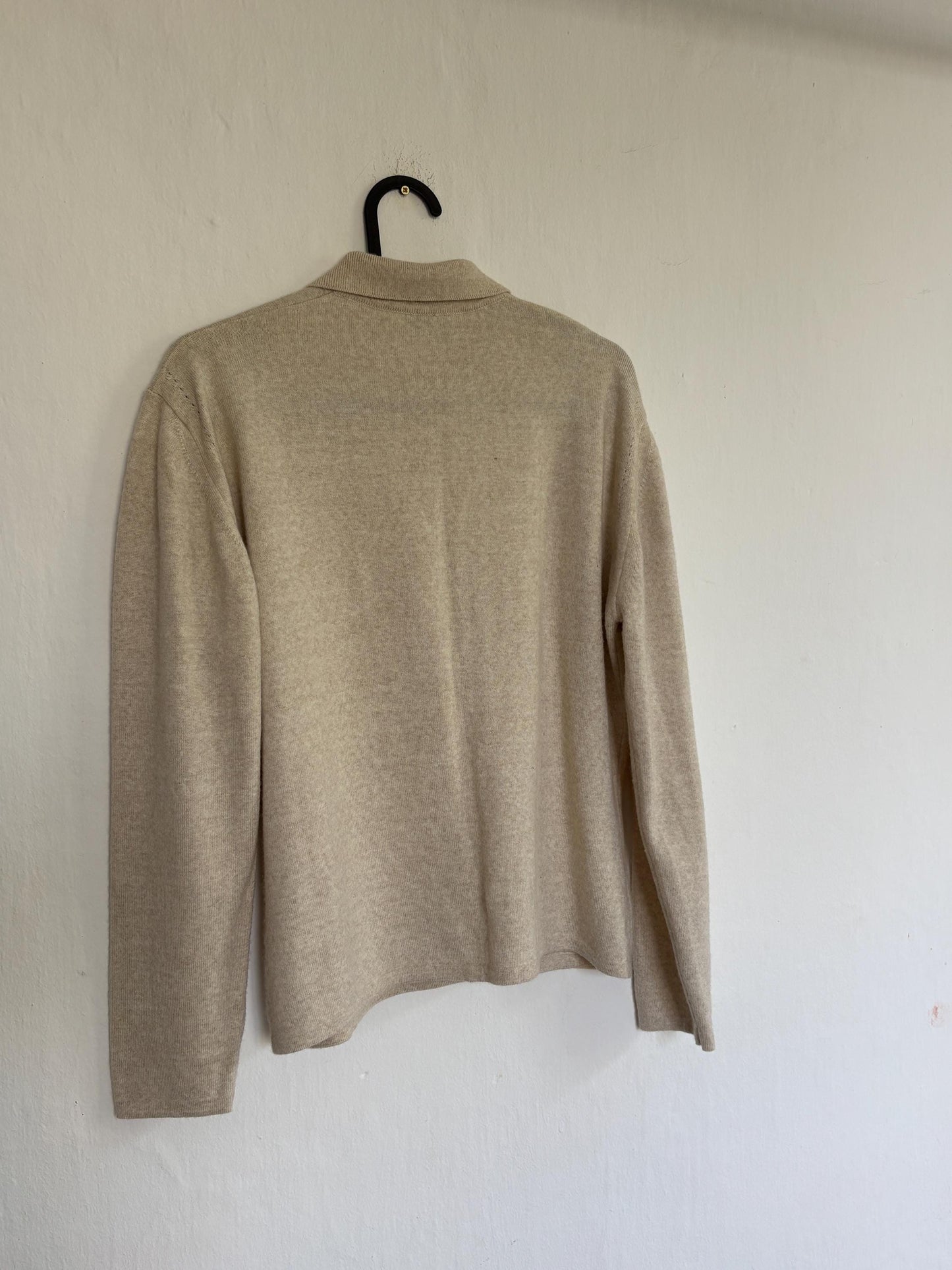 Vintage Off-White Merino Wool Vest — additional view 13