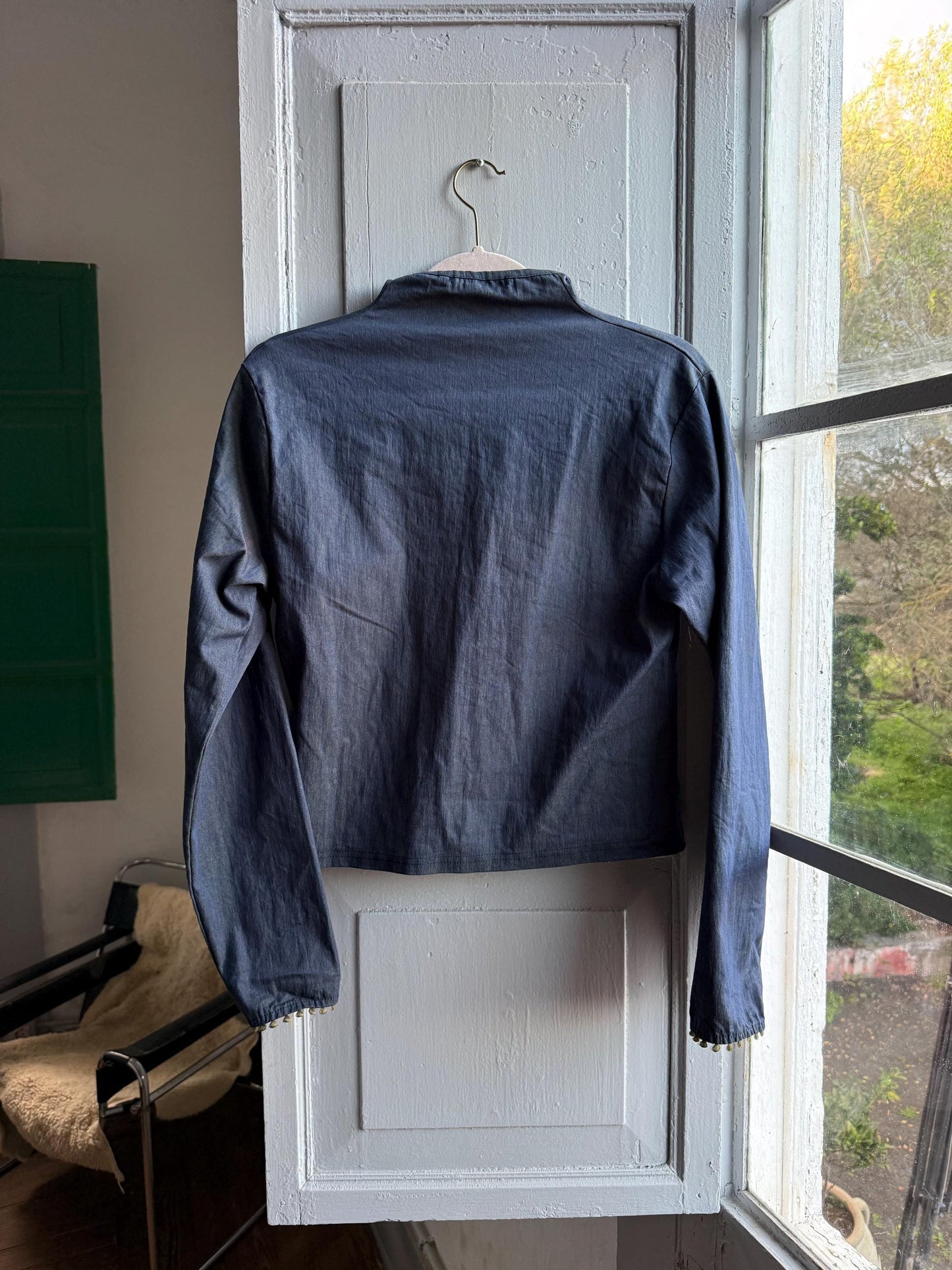 Vintage Y2K Blue and Green Women's Top — additional view 15