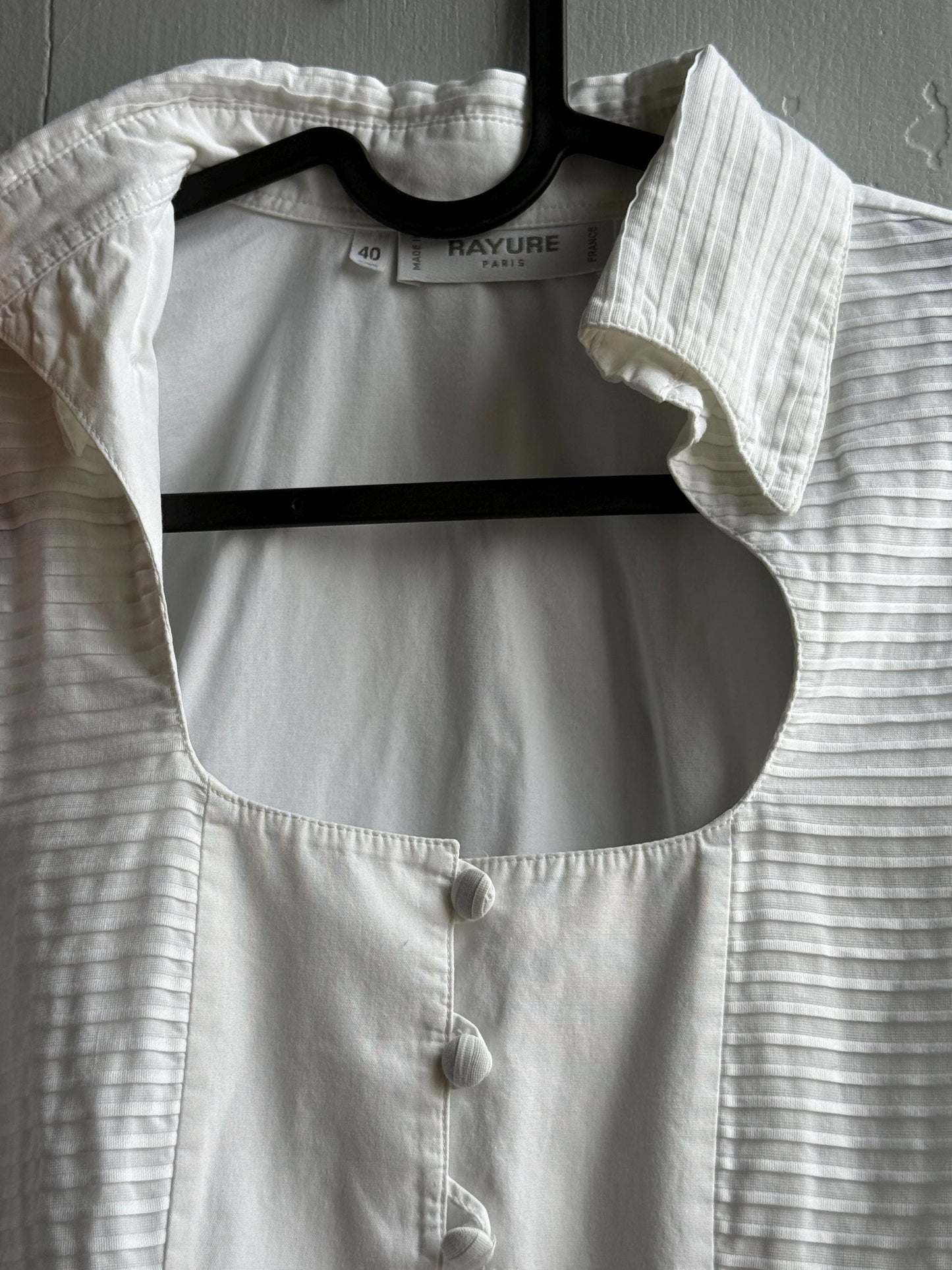 Vintage Rayure Paris Cut Out Blouse — additional view 10