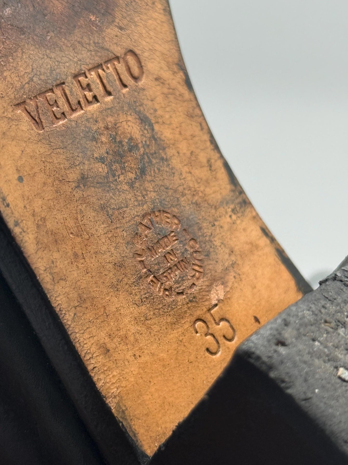 Vintage Black Leather Ankle Boots for Kids — additional view 10