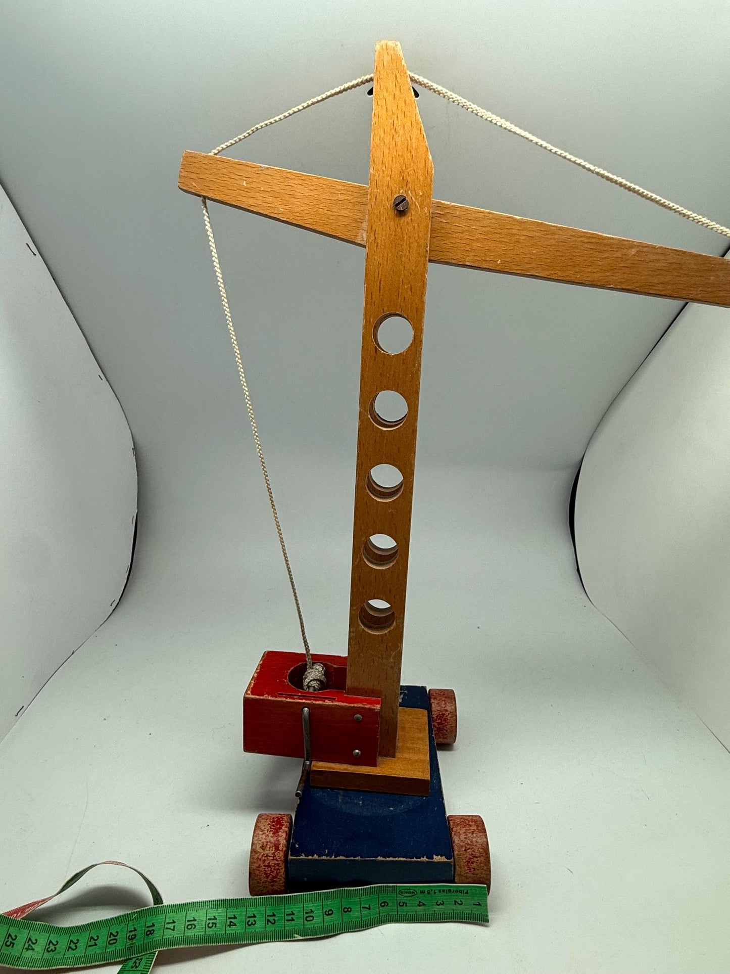Montessori Wooden Crane Pull Toy — additional view 9