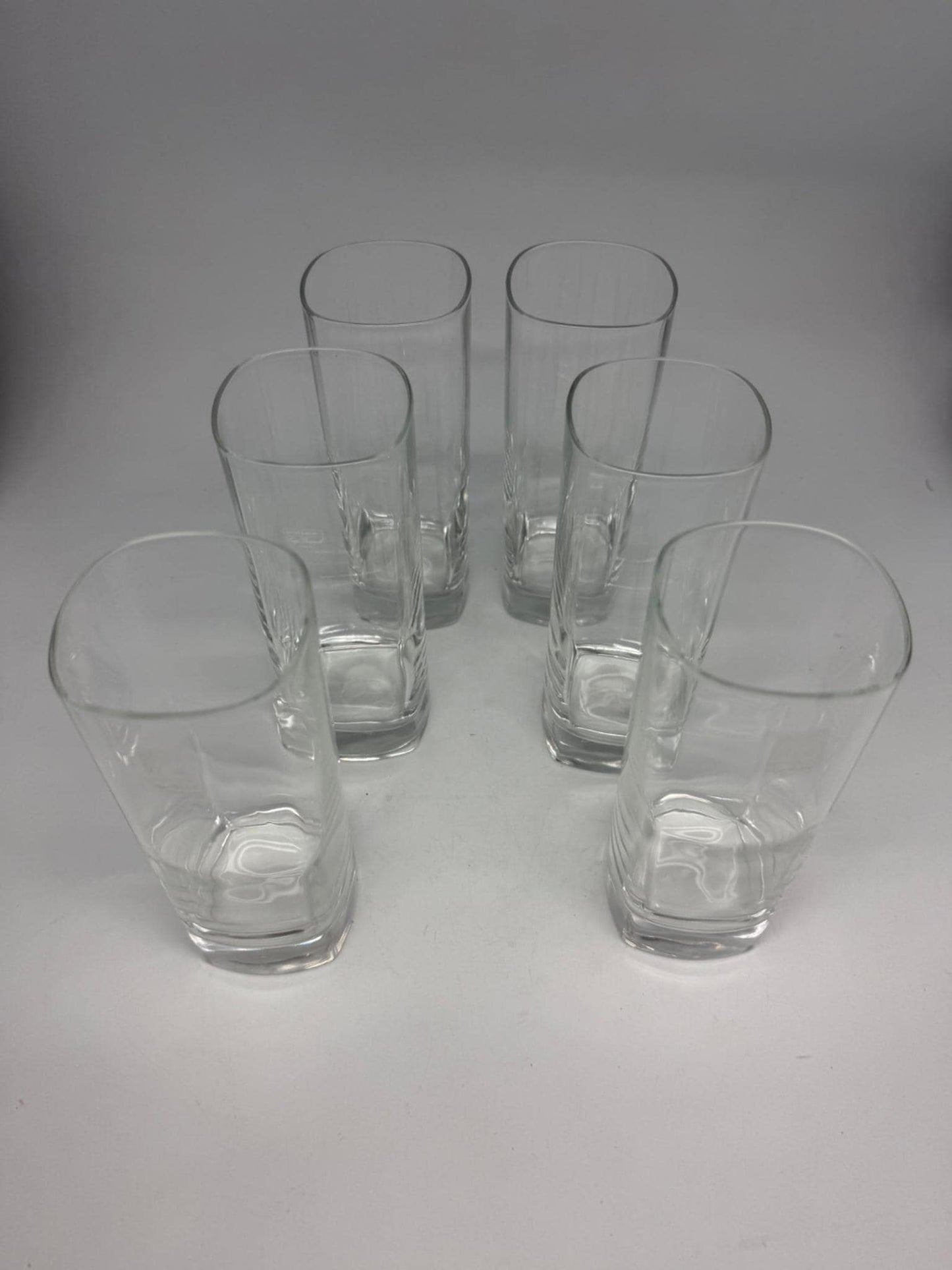Italian Design Clear Glass Highball Tumblers Set — additional view 10