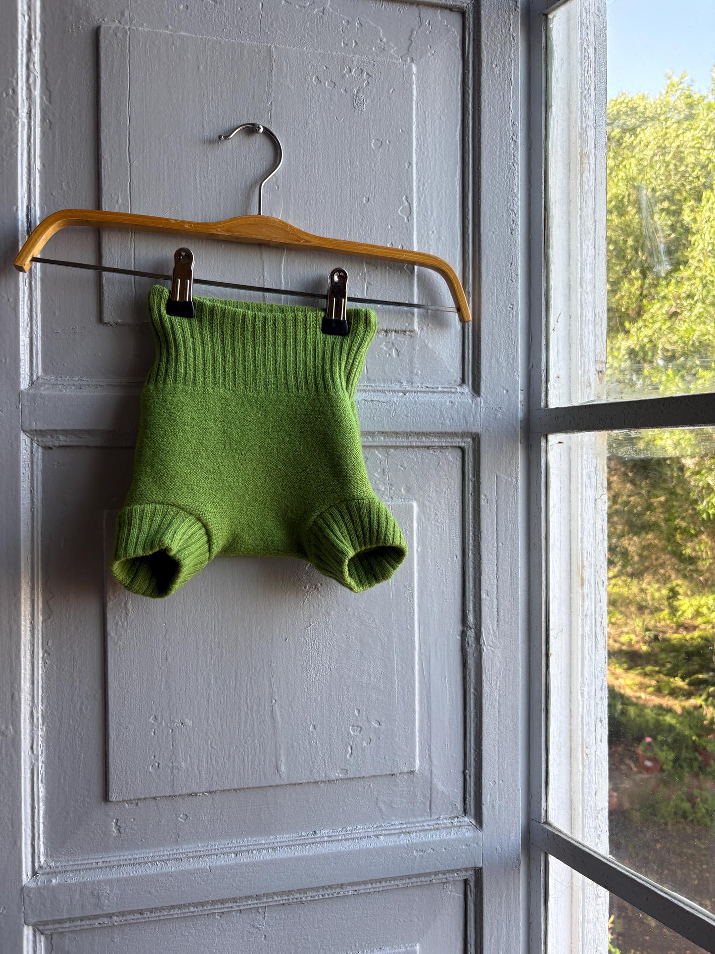 Disana Organic Wool Diaper Cover Pants, Green — additional view 12