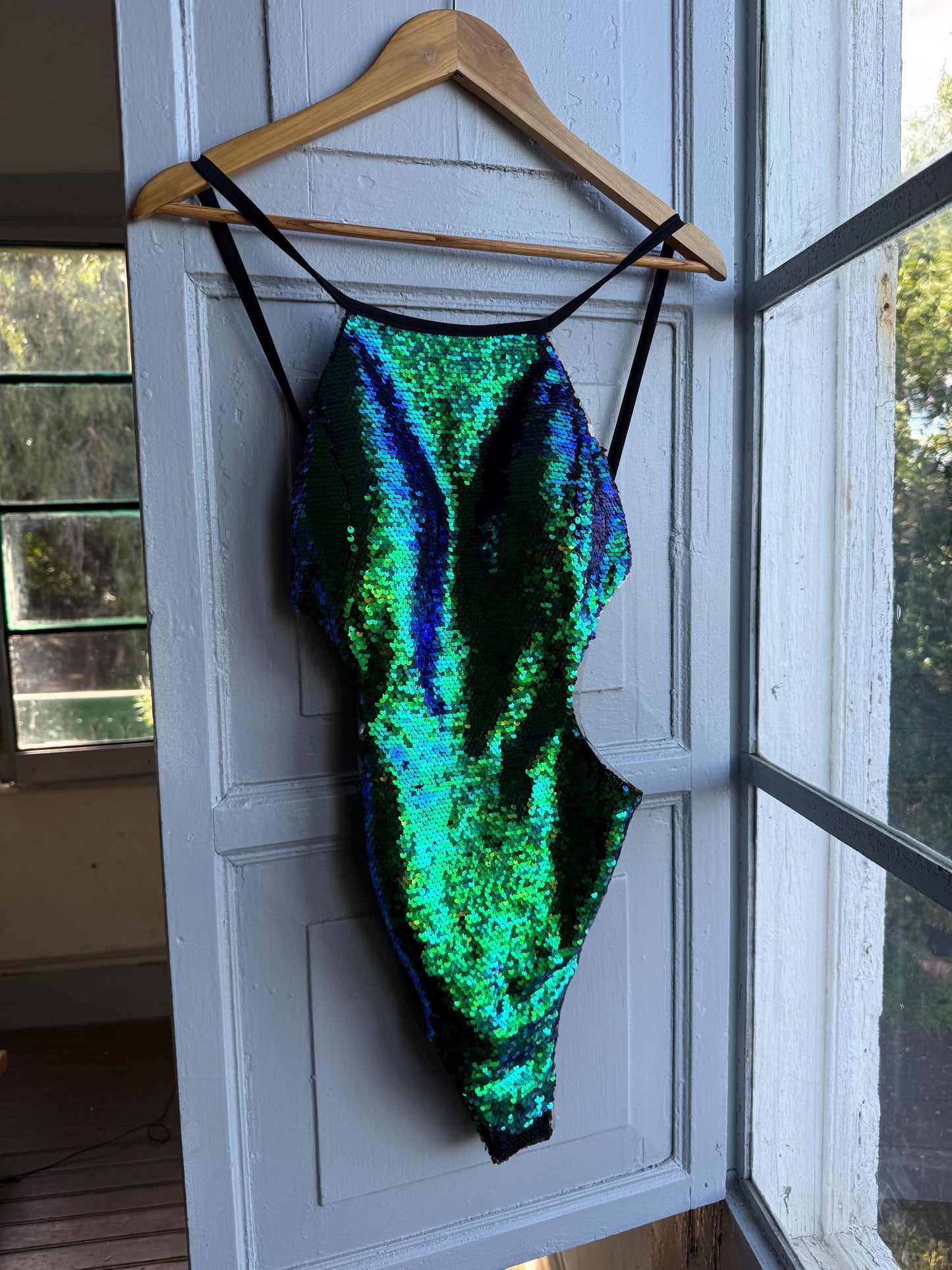 Holographic Mermaid Sequin Bodysuit — additional view 14