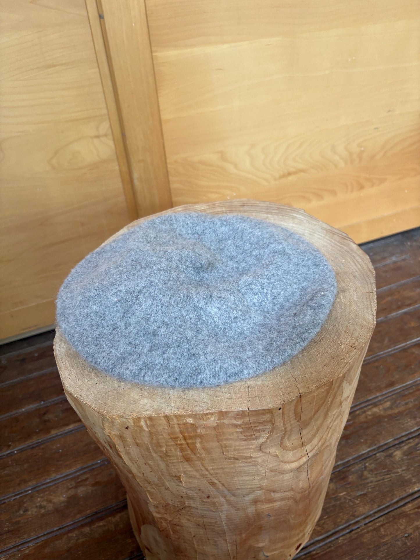 Grey Wool French Beret — additional view 8