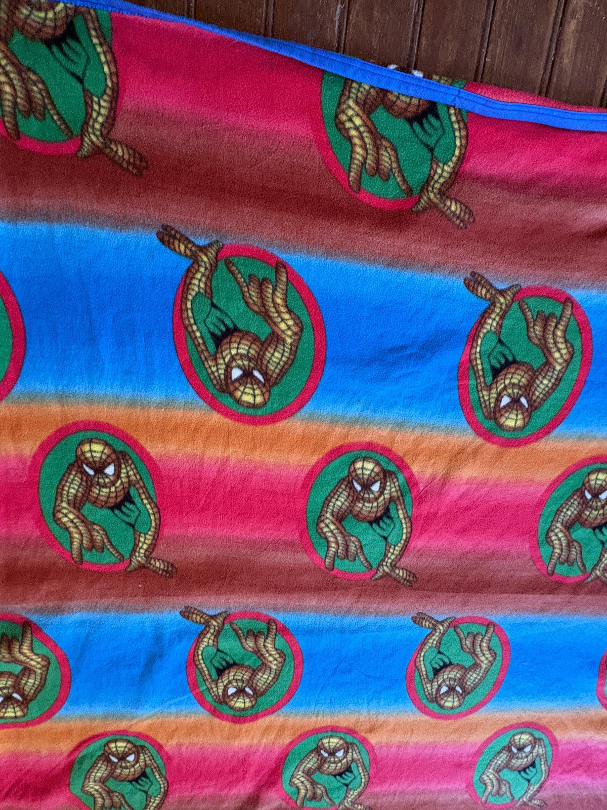 Vintage Spider-Man Fleece Blanket | Marvel | Retro Kids Throw | Large Blanket