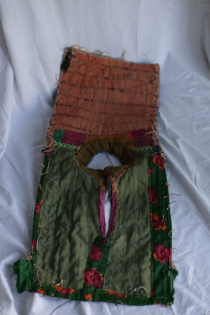 Antique Afghan Children's Bodice with Coins — additional view 5