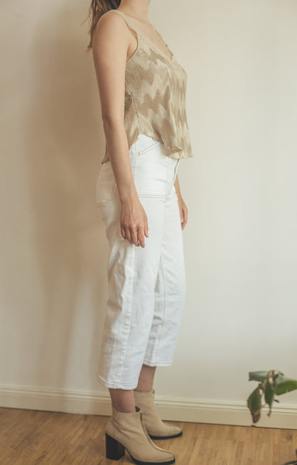 Vintage Beige Lace Camisole La Perla