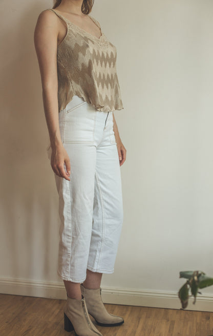 Vintage Beige Lace Camisole La Perla