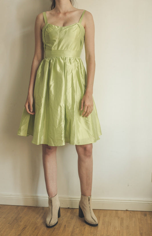 Pastel Green Wedding Guest Dress