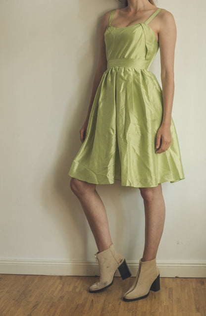 Pastel Green Wedding Guest Dress — additional view 5