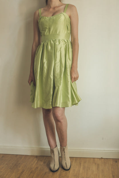 Pastel Green Wedding Guest Dress — additional view 8
