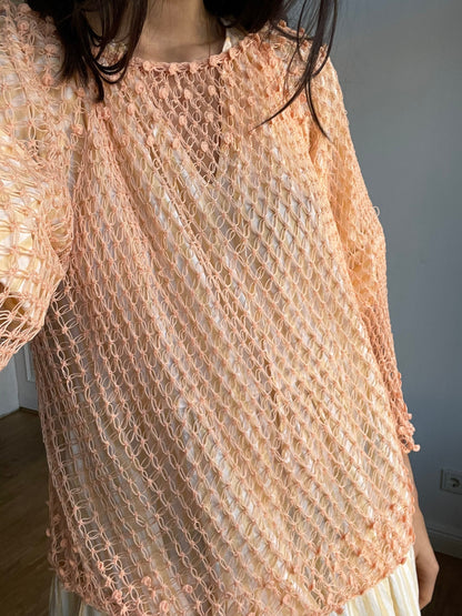 Peach Crochet Summer Top — additional view 8