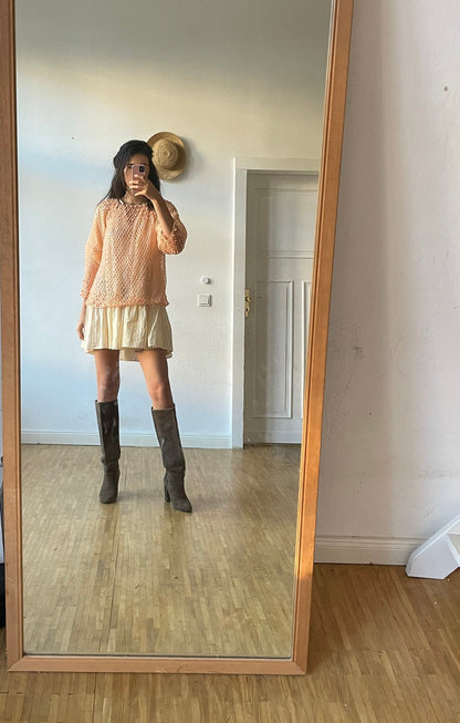 Peach Crochet Summer Top — additional view 6