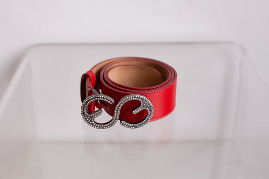 Vintage Red Escada Sport Waist Belt