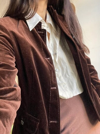 Dark Academia Vintage Outfit Bundle — fabric close-up