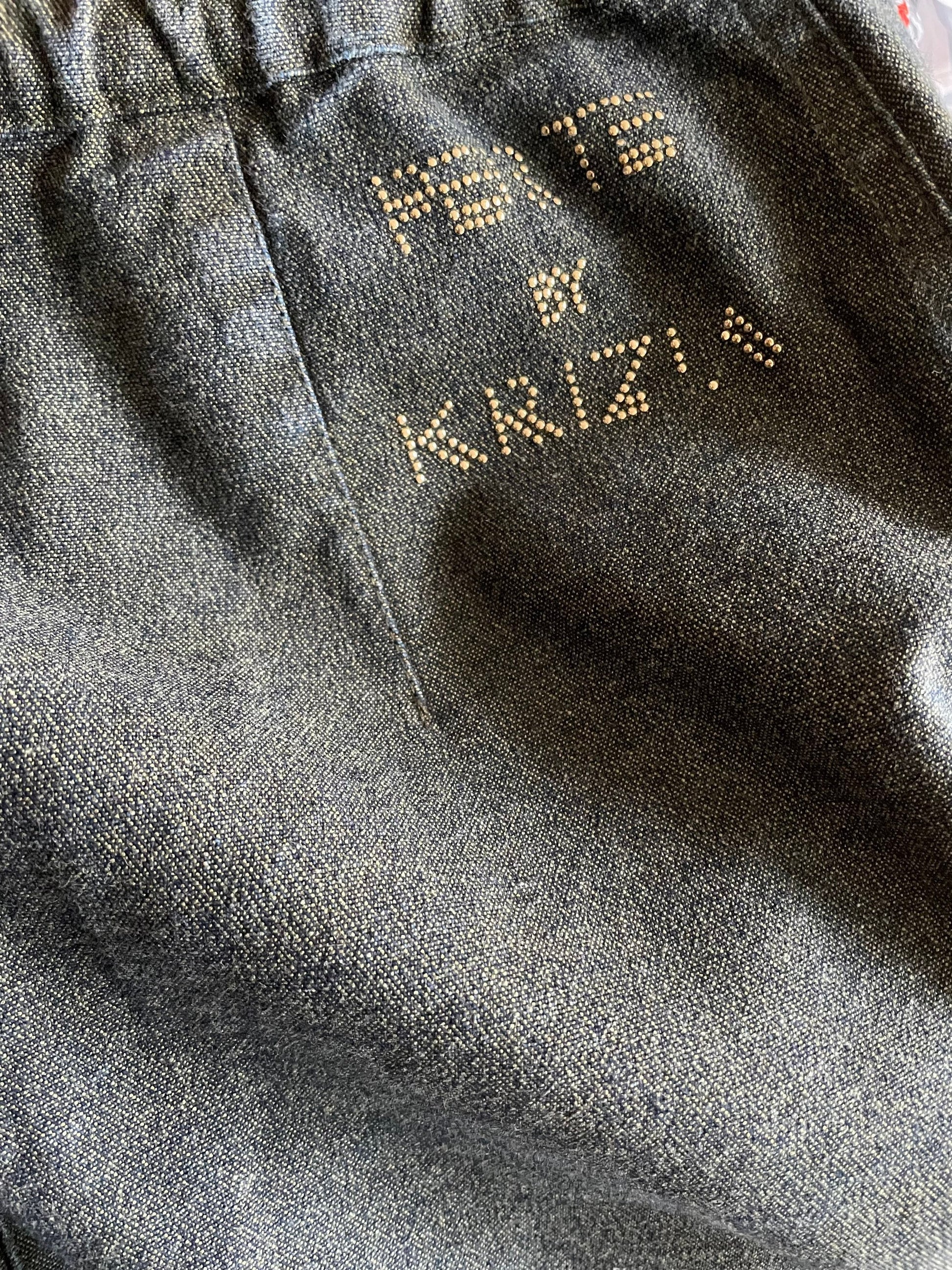 Krizia vintage denim trousers, Straight jean, Vintage Style, High Waisted Pleated, Slow Fashion, Designer pants, High rise Harry styles,