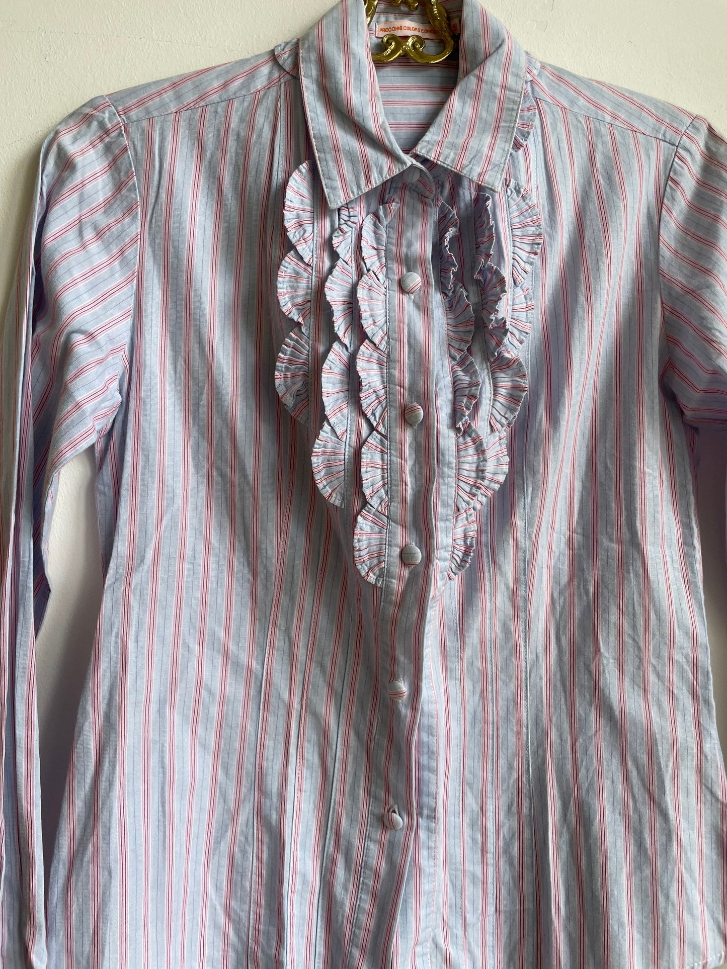 Festive woman blouse, Christmas elegant clothing, Cotton Ruffle blouse, Cottage core shirt, Romantic blouse, Classic Summer shirt,