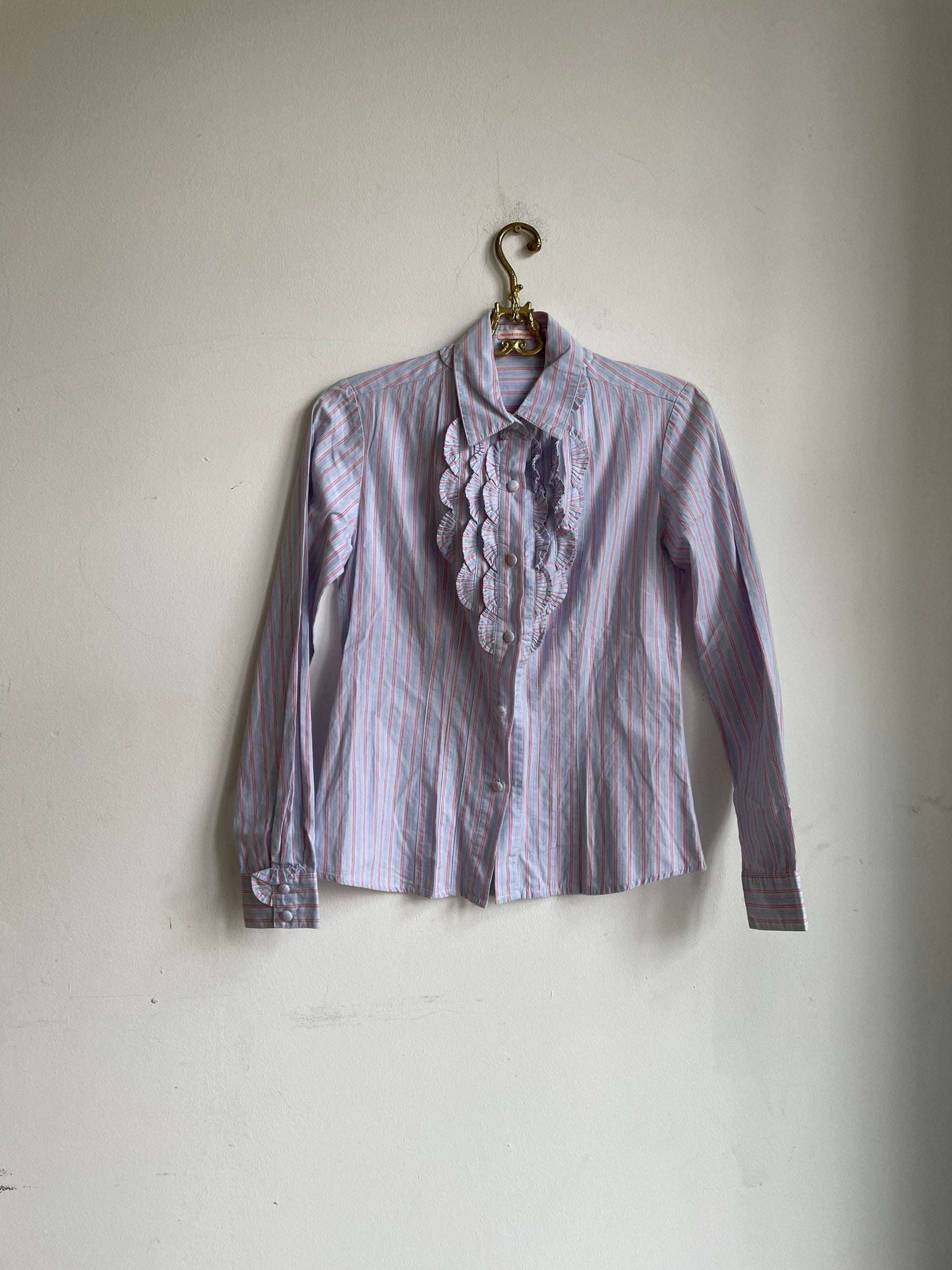 Festive woman blouse, Christmas elegant clothing, Cotton Ruffle blouse, Cottage core shirt, Romantic blouse, Classic Summer shirt,