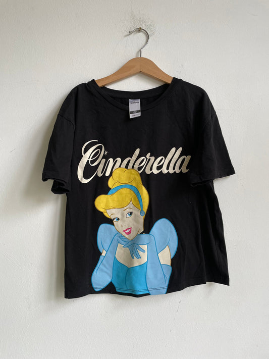 Vintage Disney Cinderella Shirt 100% Cotton Kids Tee Size 158/164, Great Condition, Classic Fairy Tale T-shirt