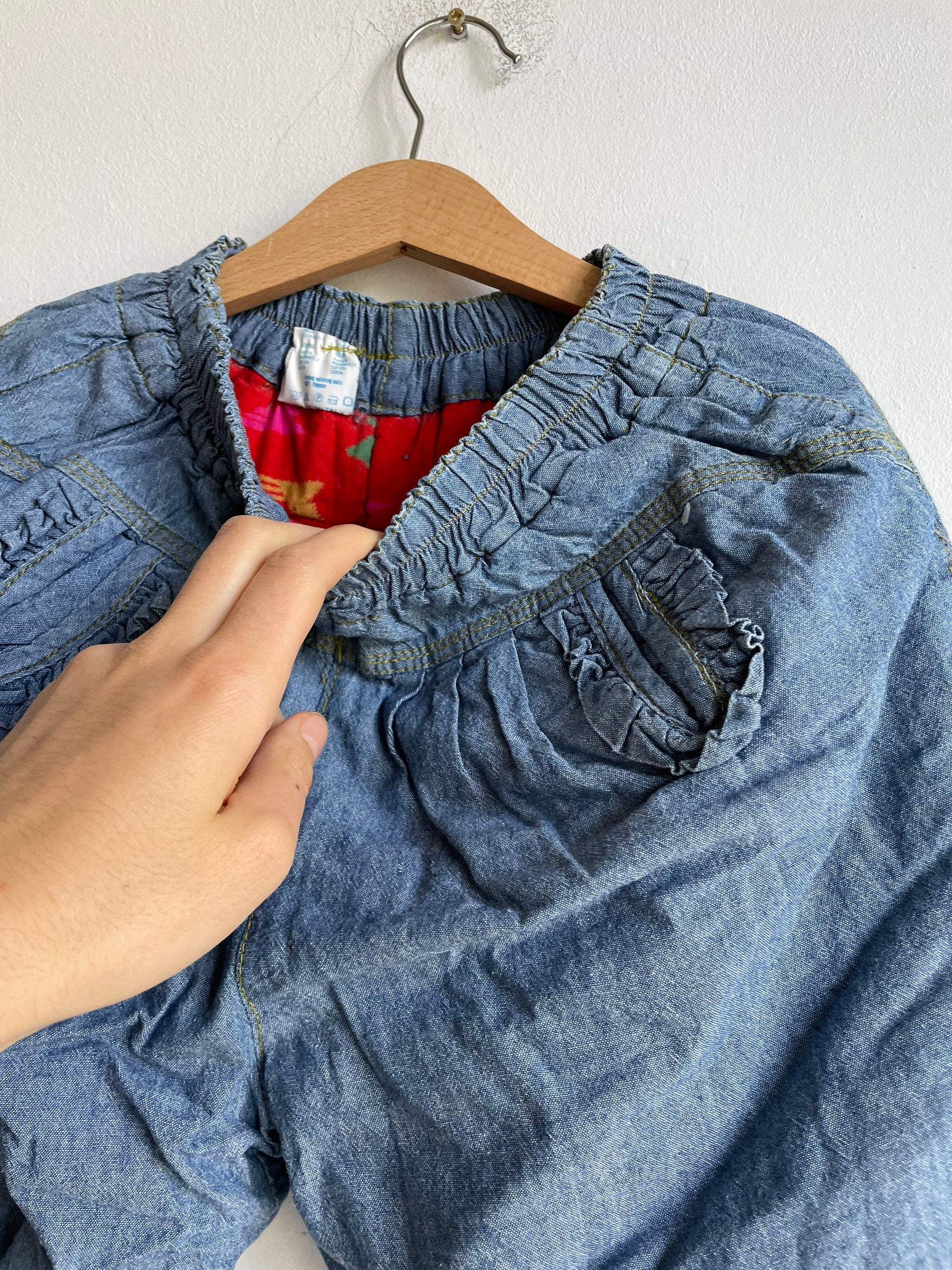 Vintage oilily winter pants, Retro girl trousers, Snow suit, Vintage girl autumn pants, waldorf clothing, sustainable fashion, gift 104 4 Y