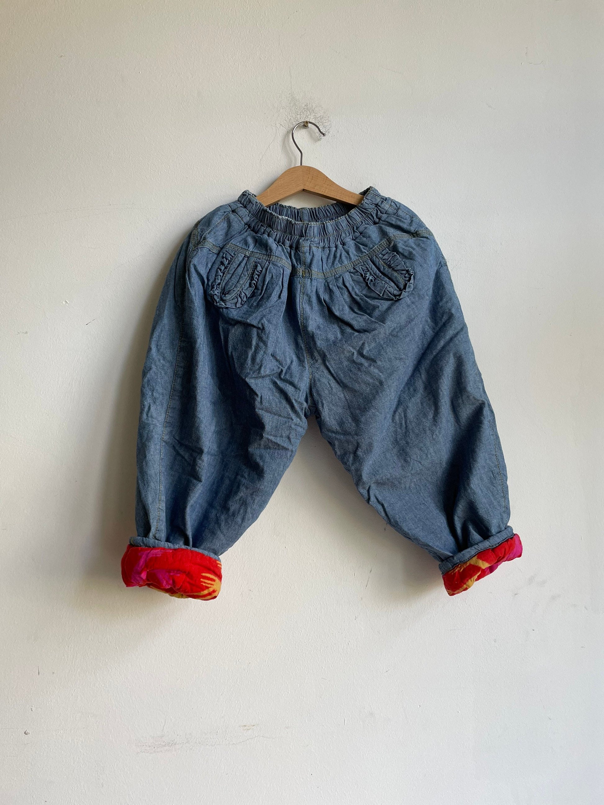 Vintage oilily winter pants, Retro girl trousers, Snow suit, Vintage girl autumn pants, waldorf clothing, sustainable fashion, gift 104 4 Y