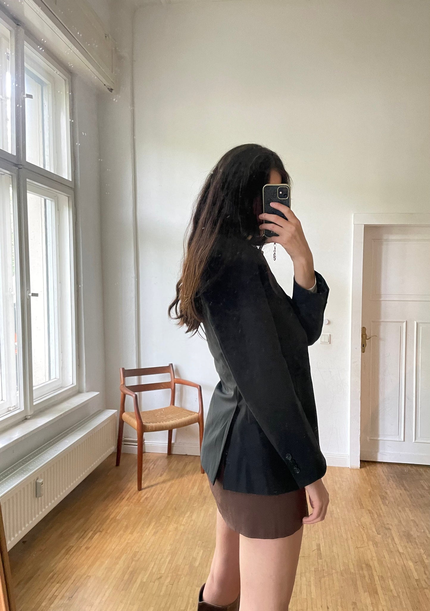 Vintage Gianni Versace Blazer Black Designer Oversized Formal Smart Jacket M - L 42 Retro Women’s Clothing