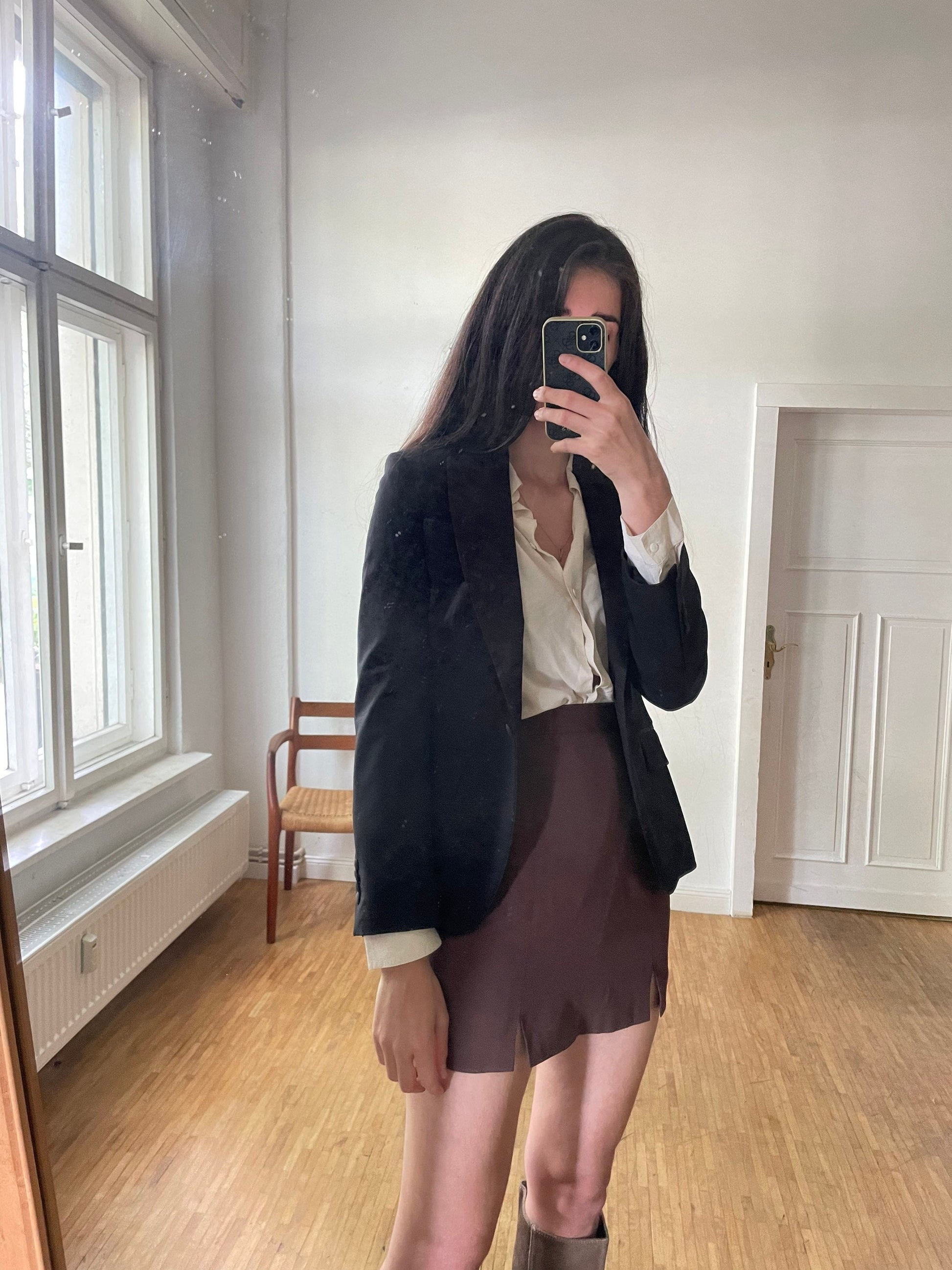 Vintage Tommy Hilfiger black smart blazer, Elegant women blazer,