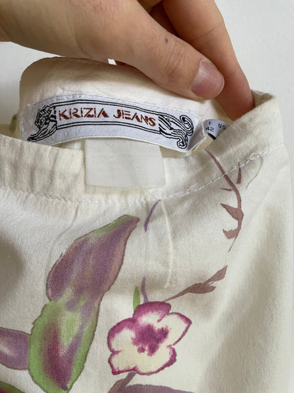 Vintage Krizia White Mini Skirt — additional view 8