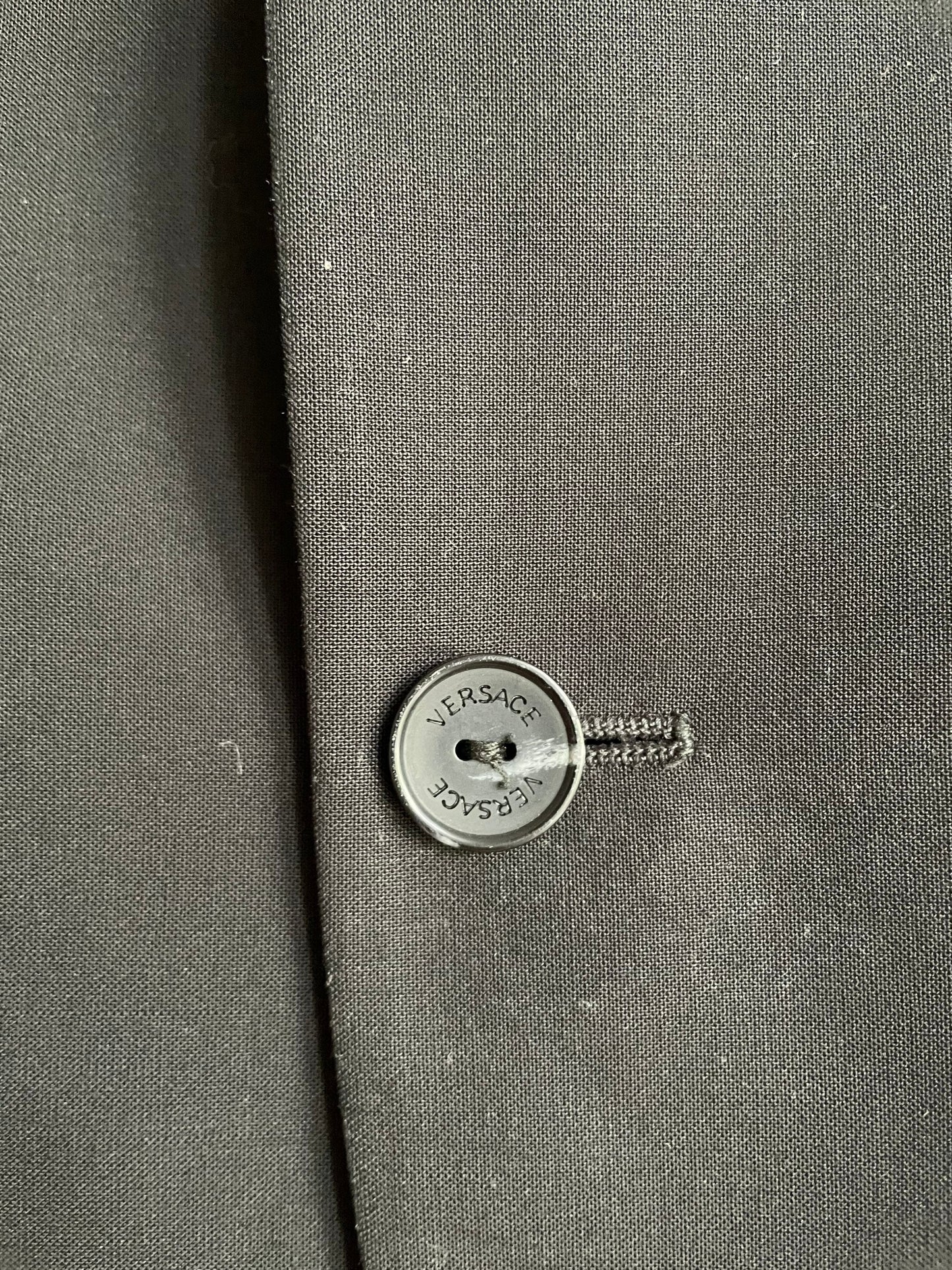 Vintage Gianni Versace Blazer Black Designer Oversized Formal Smart Jacket M - L 42 Retro Women’s Clothing