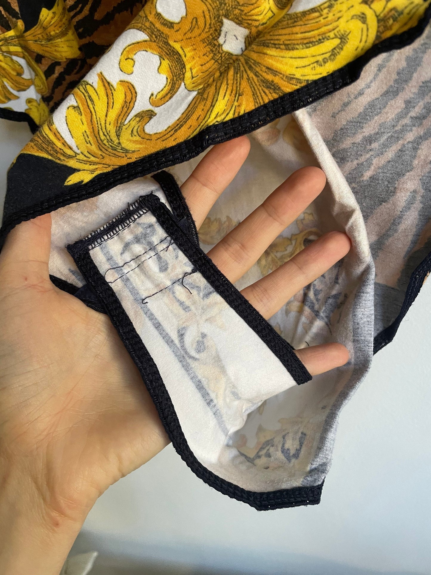 Vintage Baroque bodysuit, Retro long sleeve woman once piece, Dance clothing for women, Tiger print body