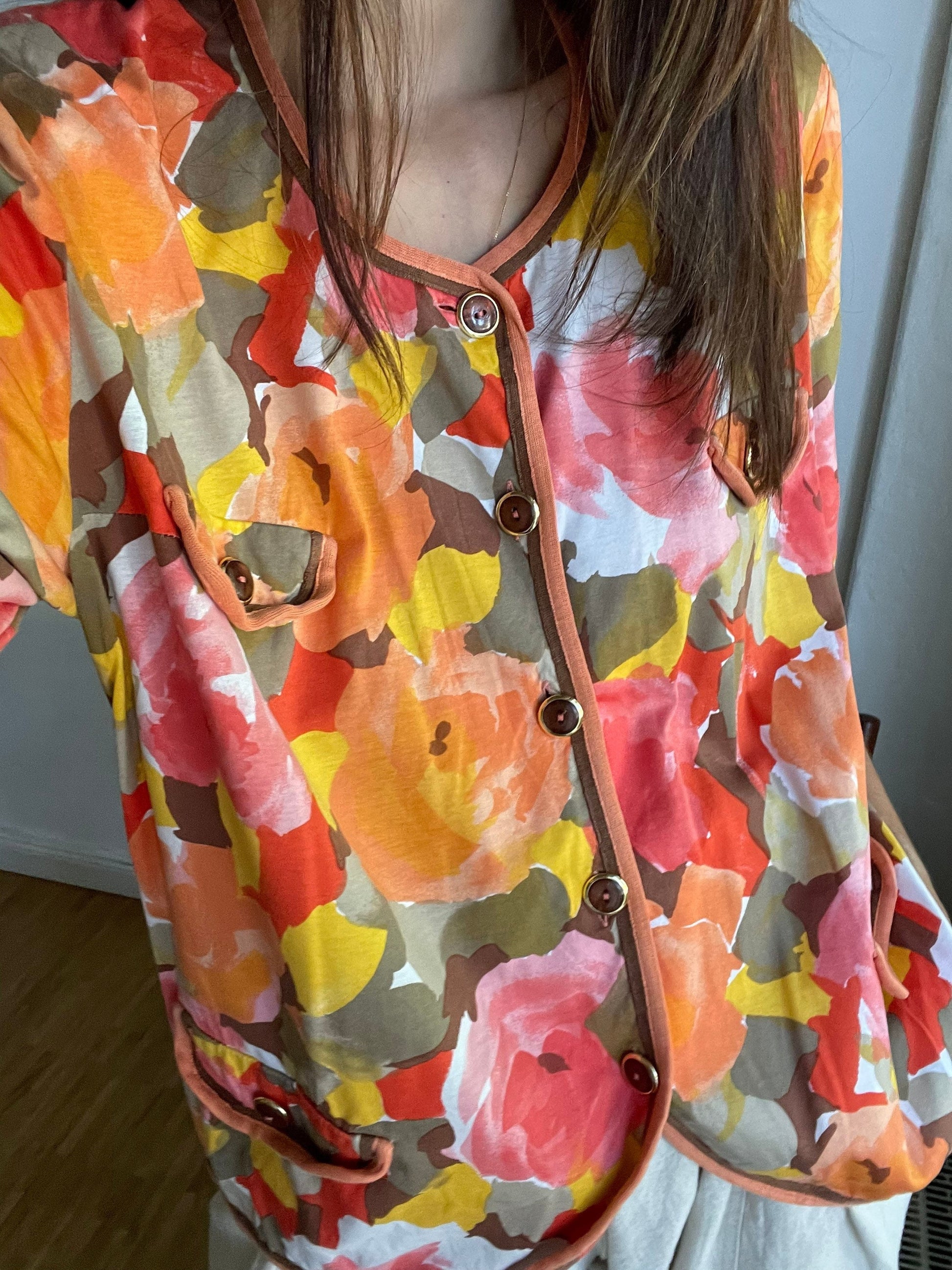 Retro floral woman blouse, French top ,Romantic blouse, Antique blouse, Cottage core top, Edwardian top, Vintage camisole,