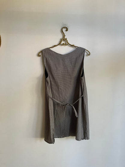 Vintage Striped Cotton Gilet — additional view 9