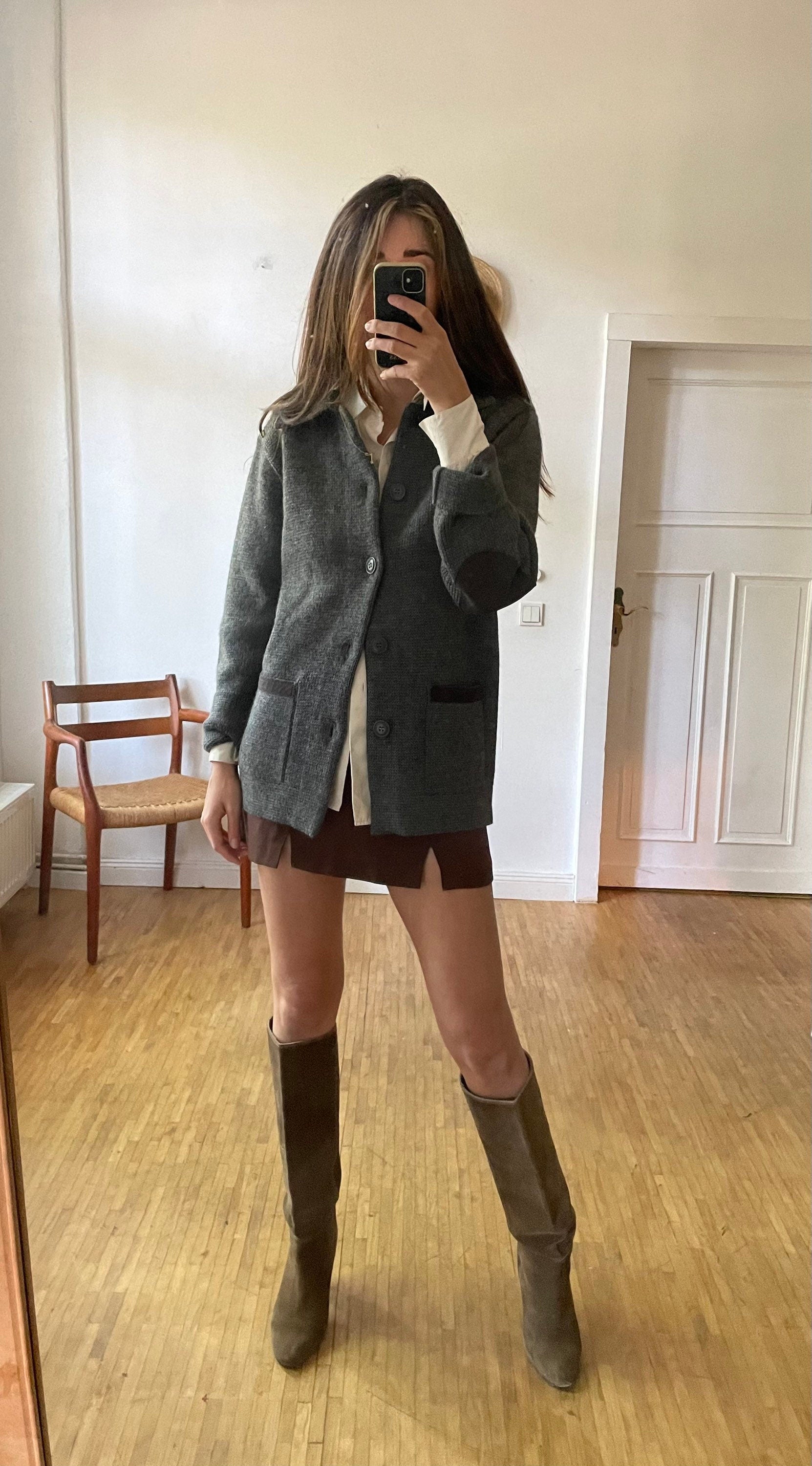 Pierre Cardin grey wool vest, Vintage smart winter wear, Autumn men's clothing,