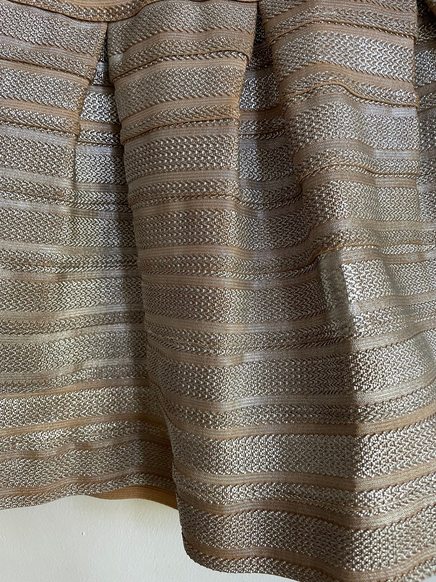 Festive silver and gold high waist mini skirt, Showstopper balloon skirt, New Years eve party outfit, Vintage unique metallic mini skirt