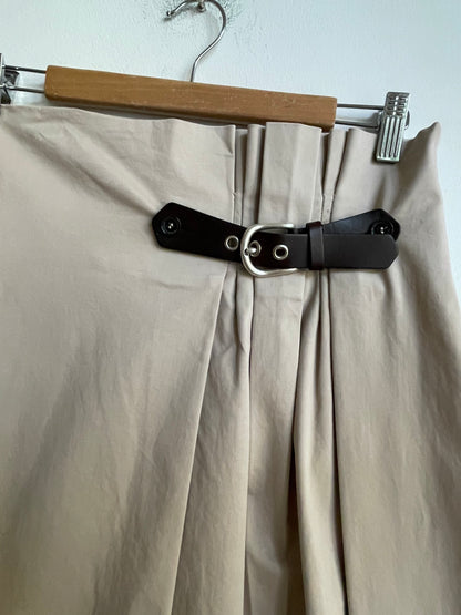 Josephine & Co High-Waisted Wool Taupe Skirt — additional view 8
