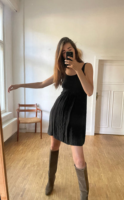 Dorothee Schumacher Black Mini Dress — back view