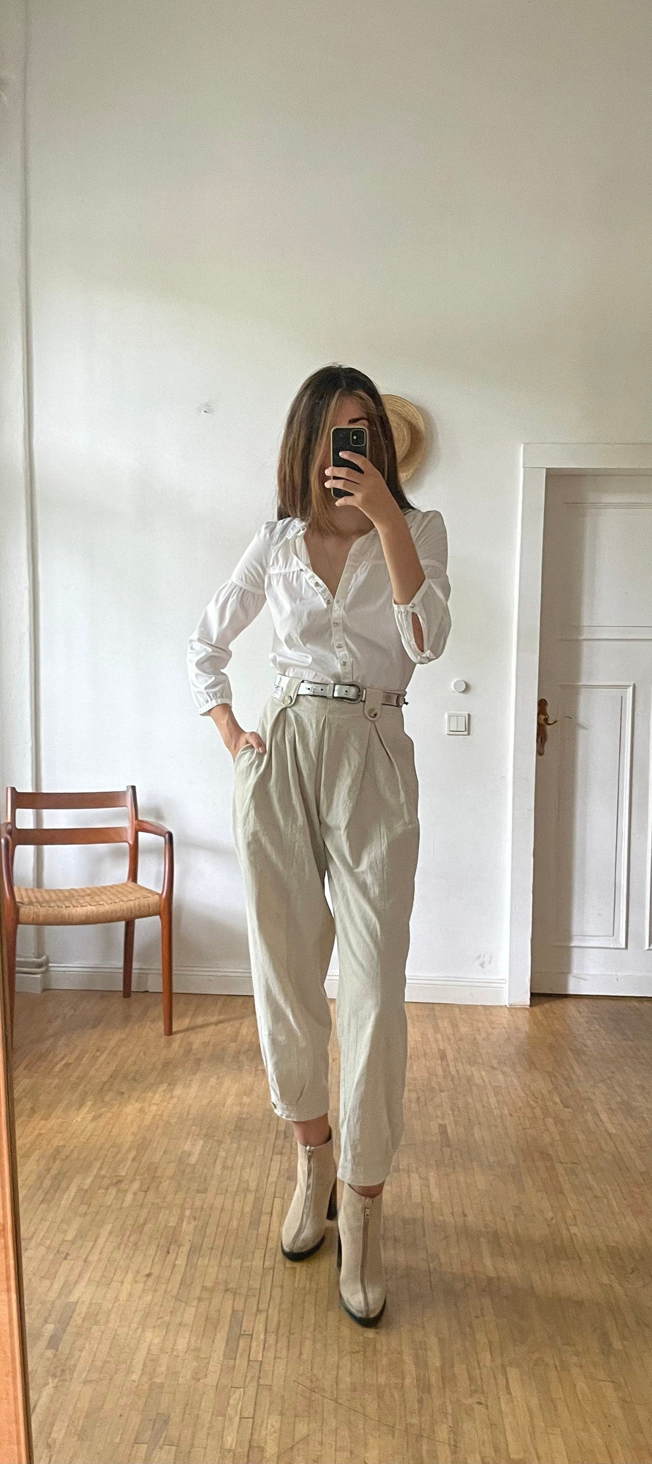 Vintage Essentiel Antwerp girls blouse, Elegant vintage white Ruffle blouse, Formal girls wear, Branded,