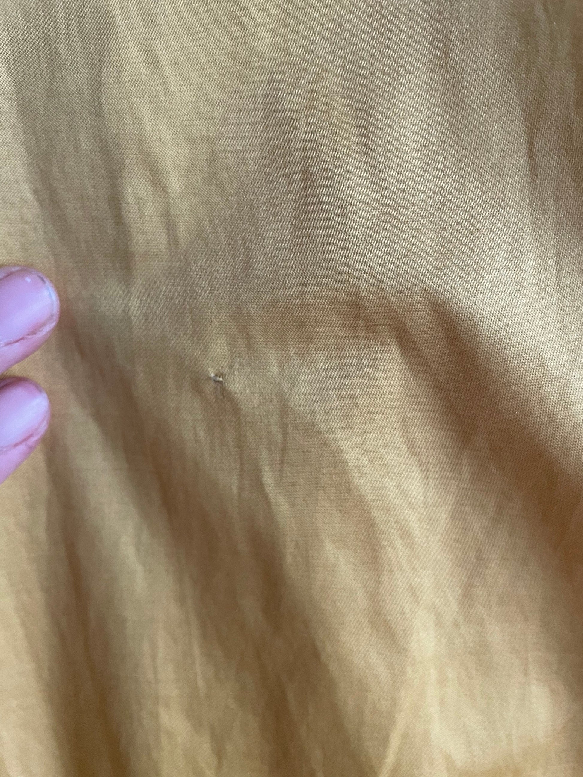 Vintage Mustard Yellow Shiny Trench Coat, Yellow Trench, Unique Vintage Trench with large mother of pearl buttons, Runway jacket, M - L