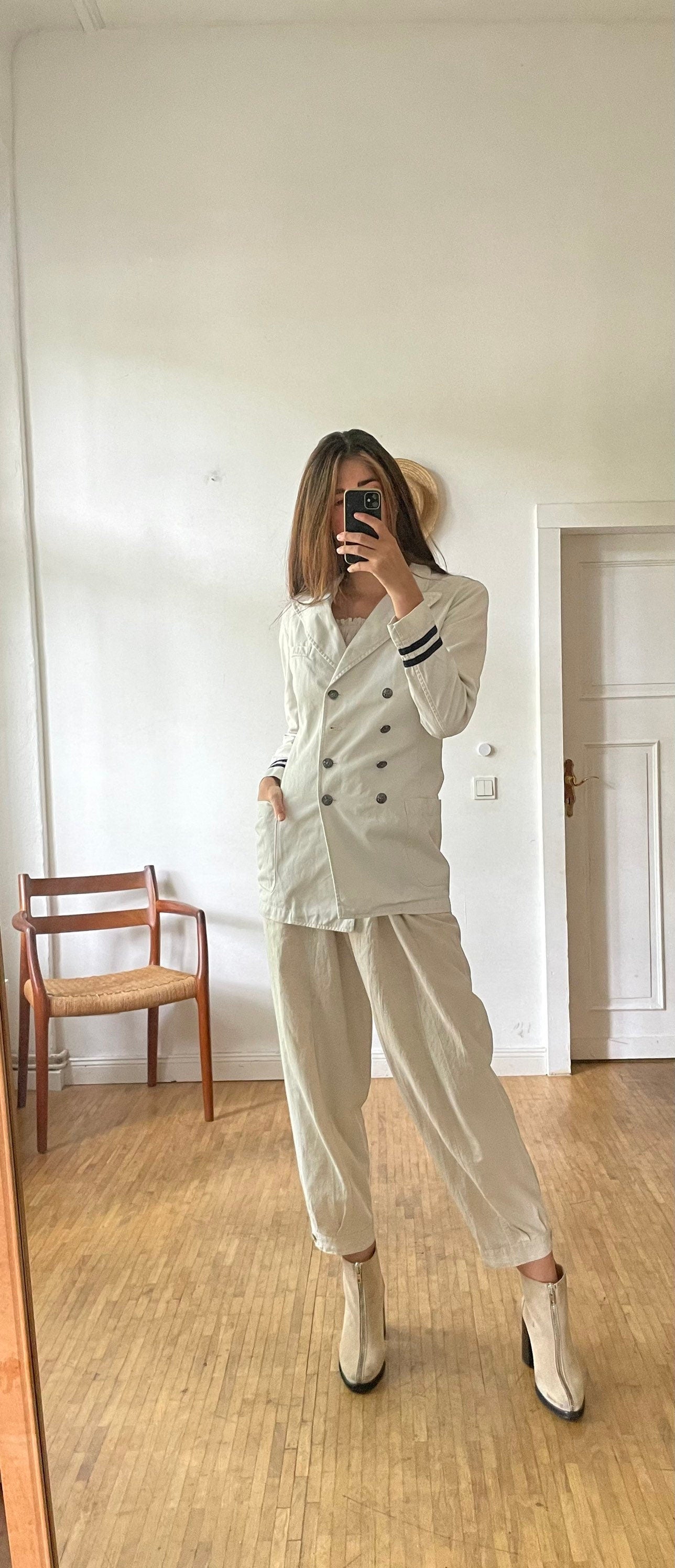 Ralph Lauren sailor chic jacket, Yacht fashion, Designer jacket, Vintage designer fashion