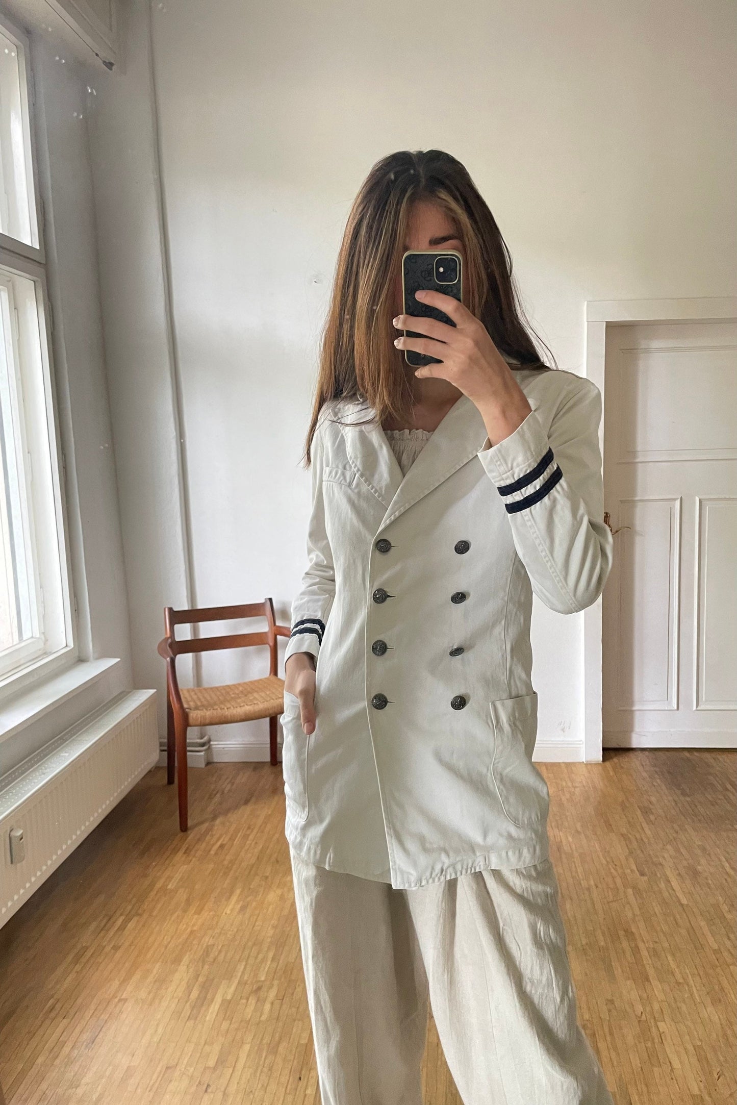 Ralph Lauren sailor chic jacket, Yacht fashion, Designer jacket, Vintage designer fashion