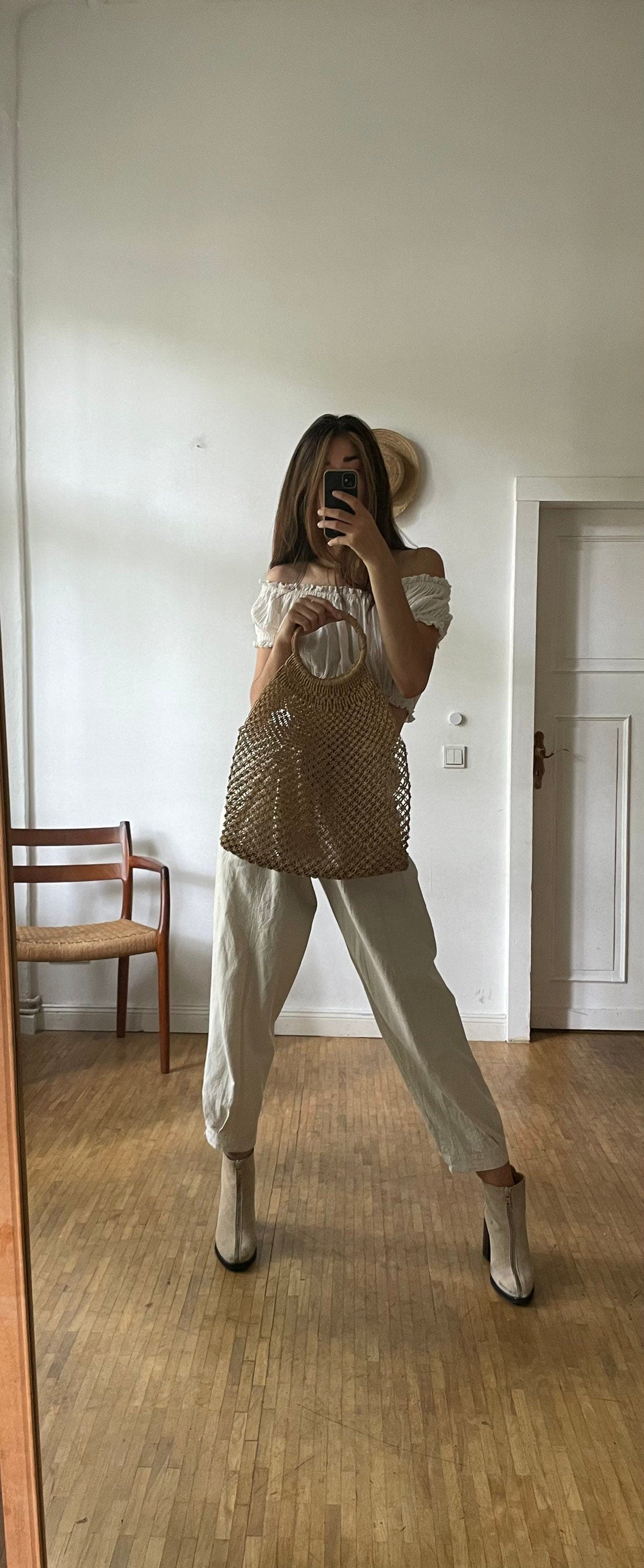 Jute market bag, Macrame vintage bohemian hippie bag, vintage shoulder bag, woven hippie bag, boho beach bag