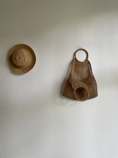 Vintage Macrame Jute Market Bag — additional view 7