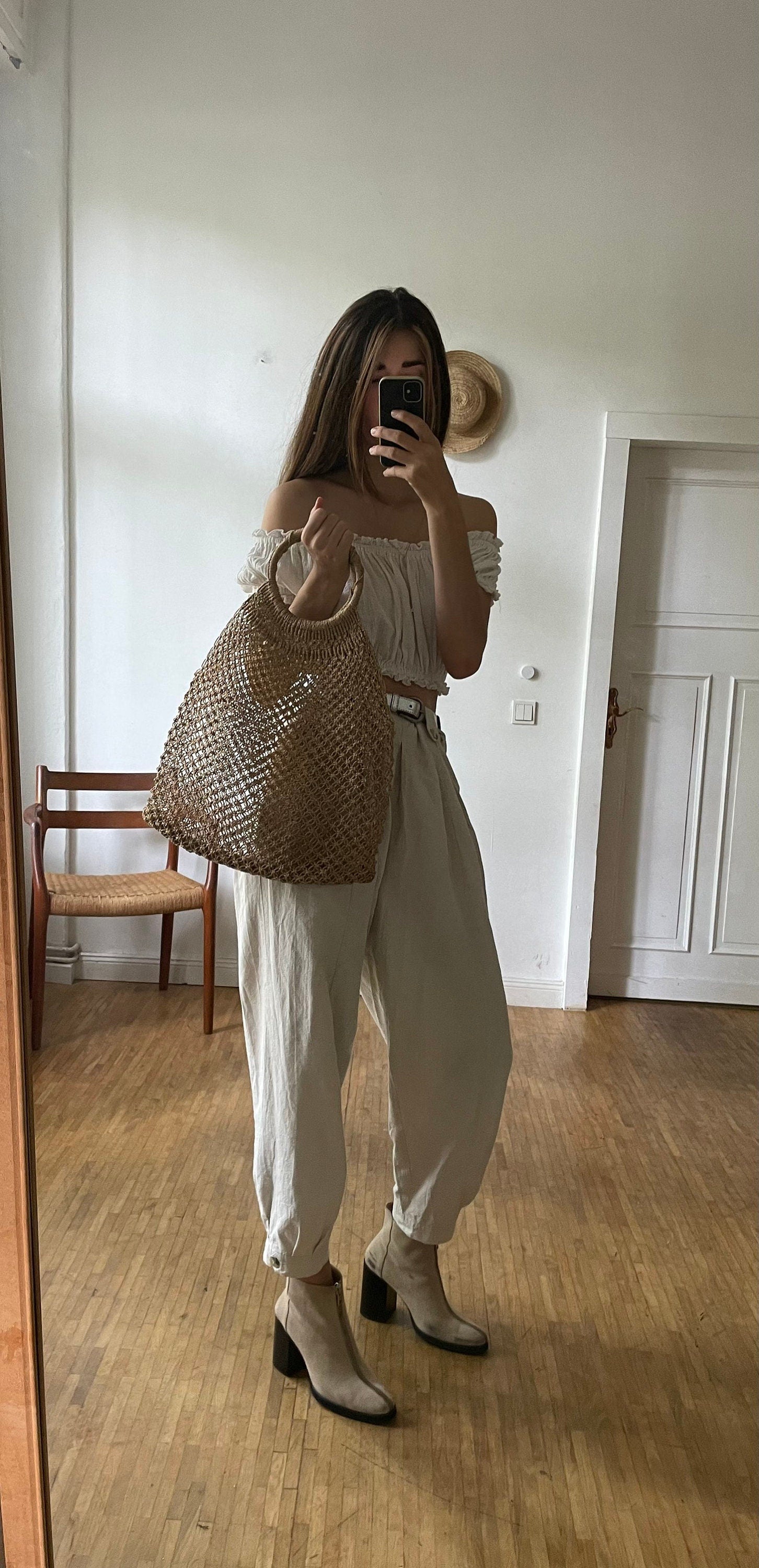 Jute market bag, Macrame vintage bohemian hippie bag, vintage shoulder bag, woven hippie bag, boho beach bag