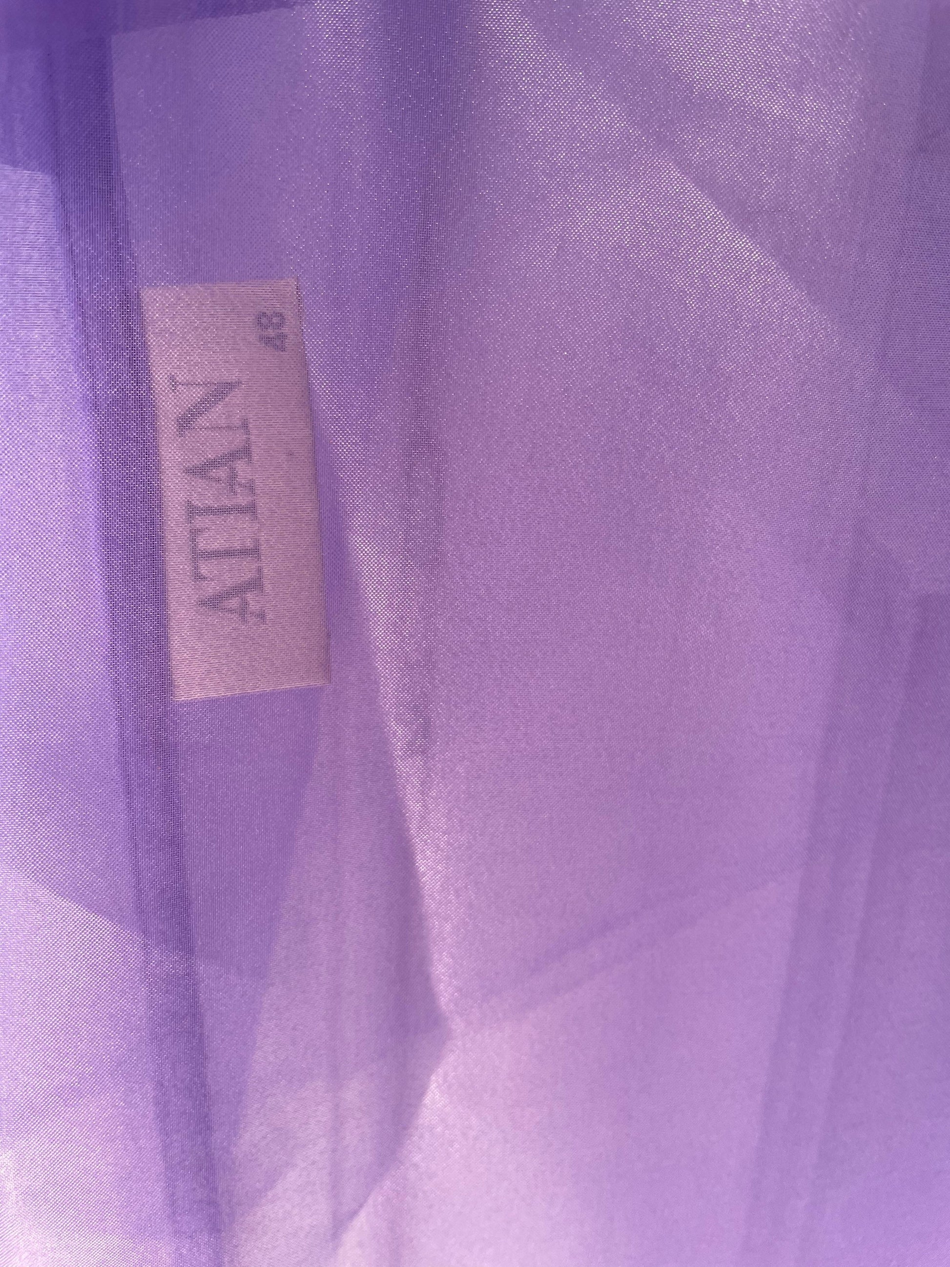 Vintage Sheer Purple Organza Blouse 90s See Through Mesh Shirt Sexy Festival Top Lightweight Button Up Clubwear Style Paris Hilton Y2K Vibe