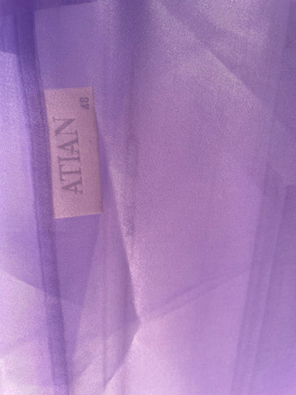 Vintage Sheer Purple Organza Blouse — additional view 7